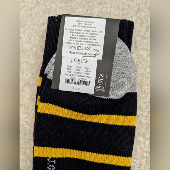 J.Crew Factory striped socks - Picture 3 of 3
